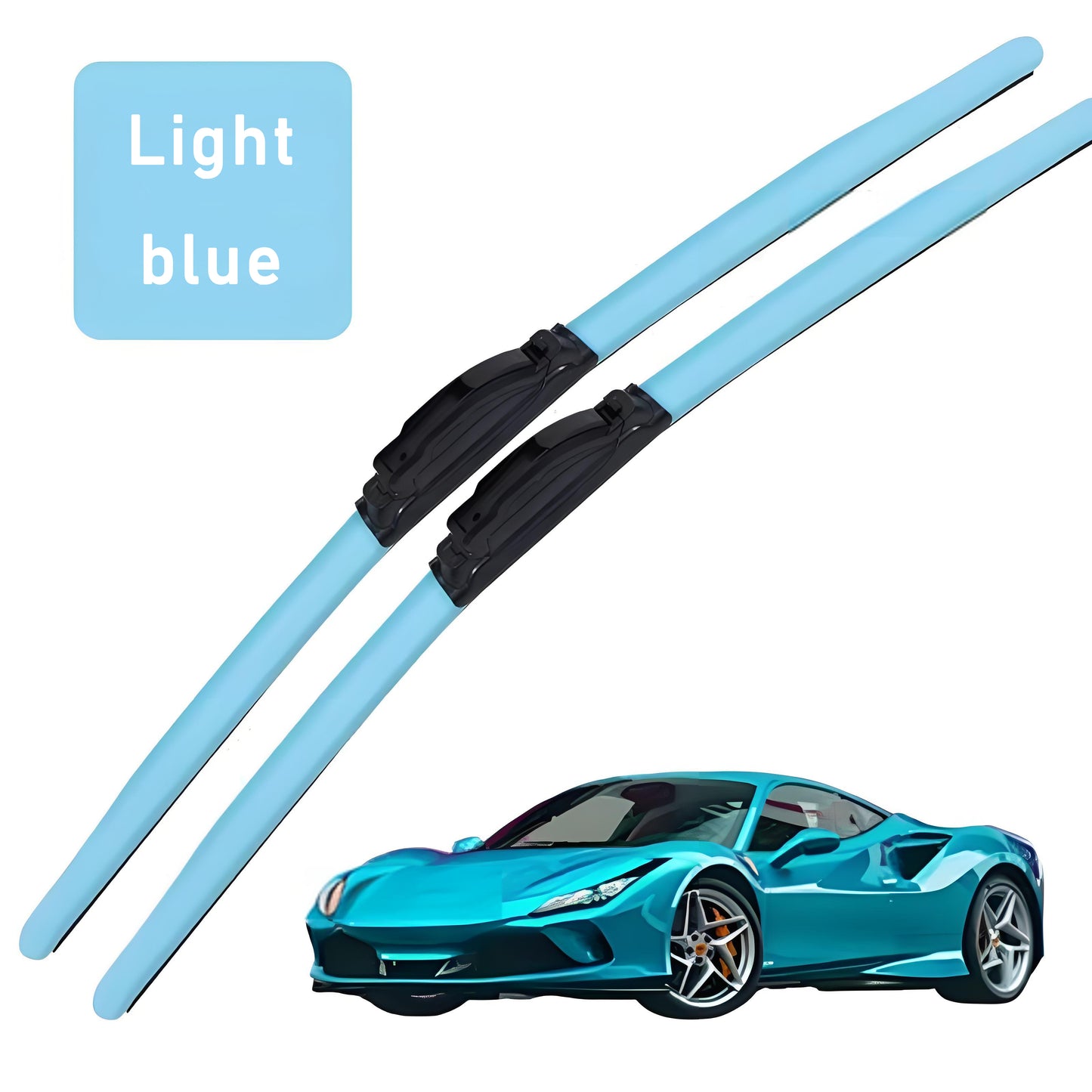 🔥Hot Selling Products of 2025🔥Colourful Silent Windshield Wipers - Easy to install quick-release clip, Durable and Wear-resistant Stylish Design for Clear, Quiet Drives!
