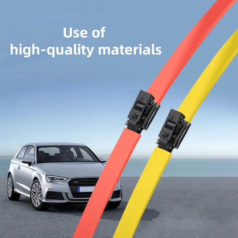 🔥Hot Selling Products of 2025🔥Colourful Silent Windshield Wipers - Easy to install quick-release clip, Durable and Wear-resistant Stylish Design for Clear, Quiet Drives!