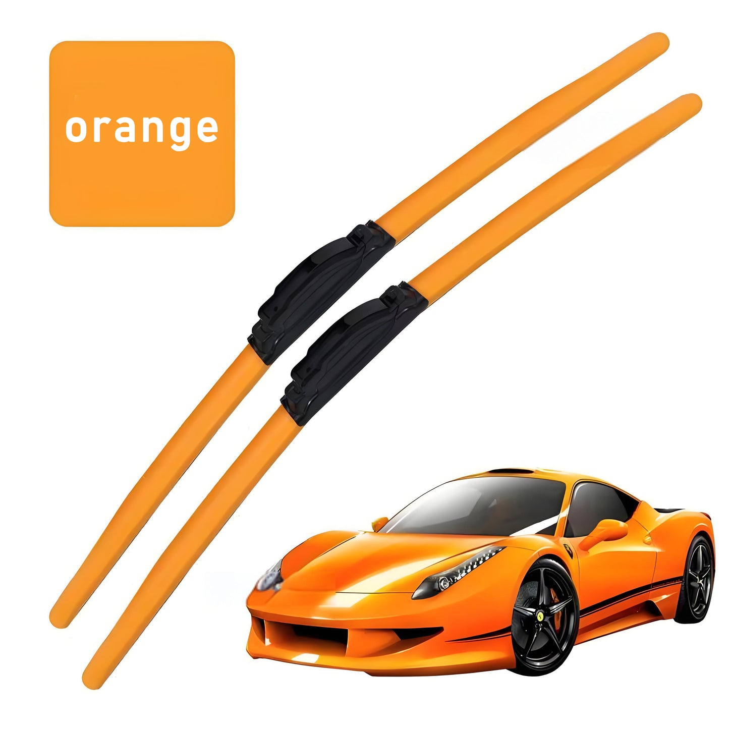 🔥Hot Selling Products of 2025🔥Colourful Silent Windshield Wipers - Easy to install quick-release clip, Durable and Wear-resistant Stylish Design for Clear, Quiet Drives!