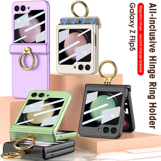 Magnetic All-included Shockproof Phone Cover For Galaxy Z Flip 7/6/5/4/3