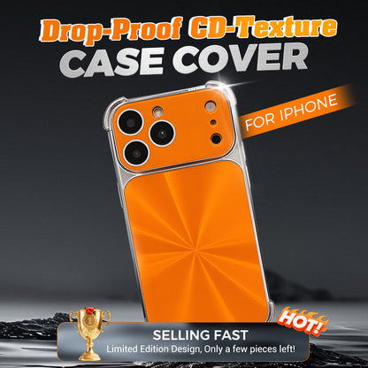 Quad-corner Drop-proof CD-texture Case for iPhone.