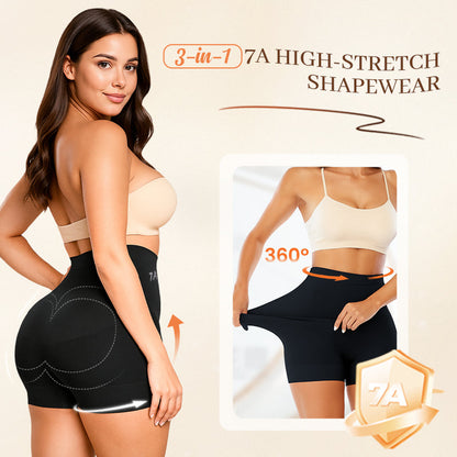 Women's High-Waisted Ice Silk Tummy Control and Butt Lift Underwear