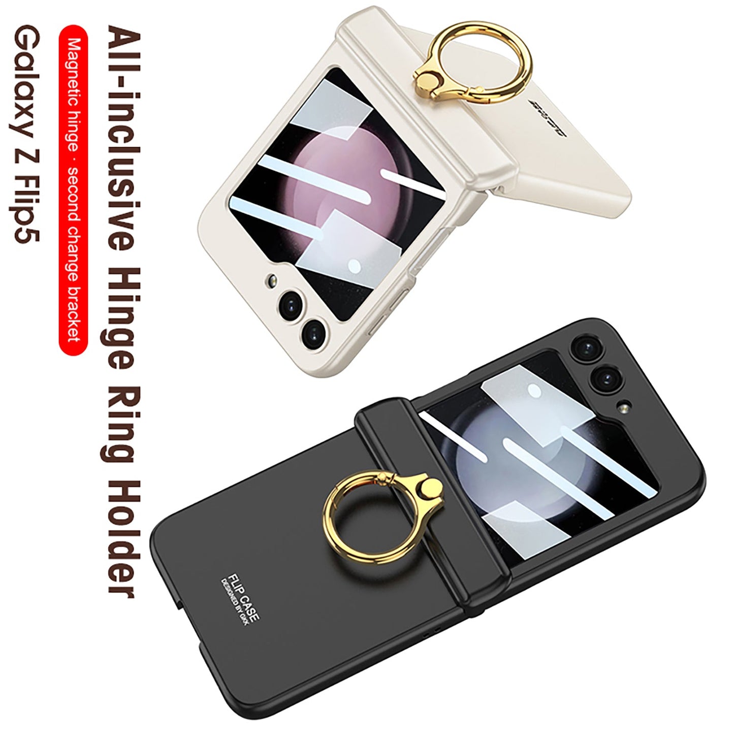 Magnetic All-included Shockproof Phone Cover For Galaxy Z Flip 7/6/5/4/3