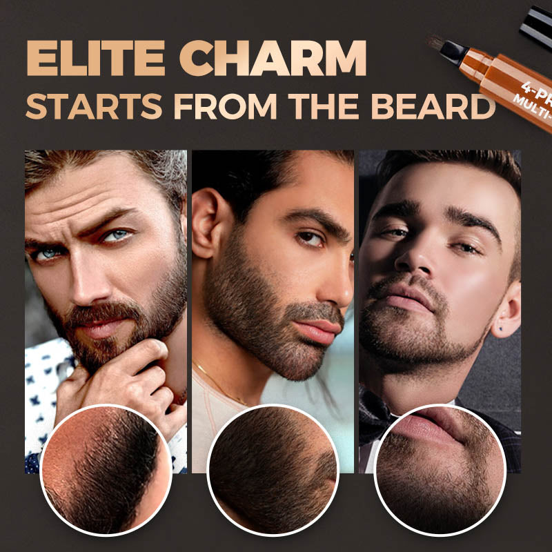 4-Prong Microblading Pen – Natural Hair-Like Brow, Beard & Hairline Filler