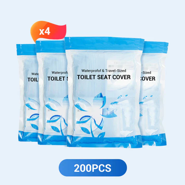 🎁2025 Hot Sale🎁- 50% OFF💥 Disposable Plastic Toilet Seat Cover - No Worry Of Public Toilet Anymore👋