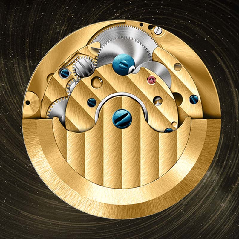 Fashion Square Ladies Rose Gold Diamond Watch