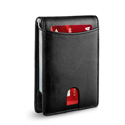 🔥Mens Slim Wallet RFID Blocking🔥