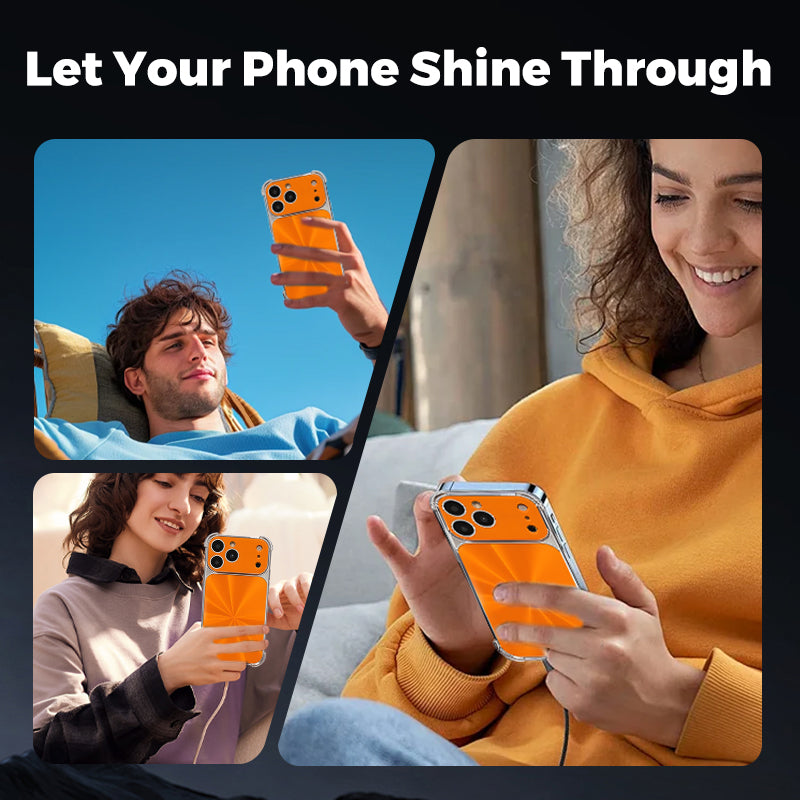 Quad-corner Drop-proof CD-texture Case for iPhone.