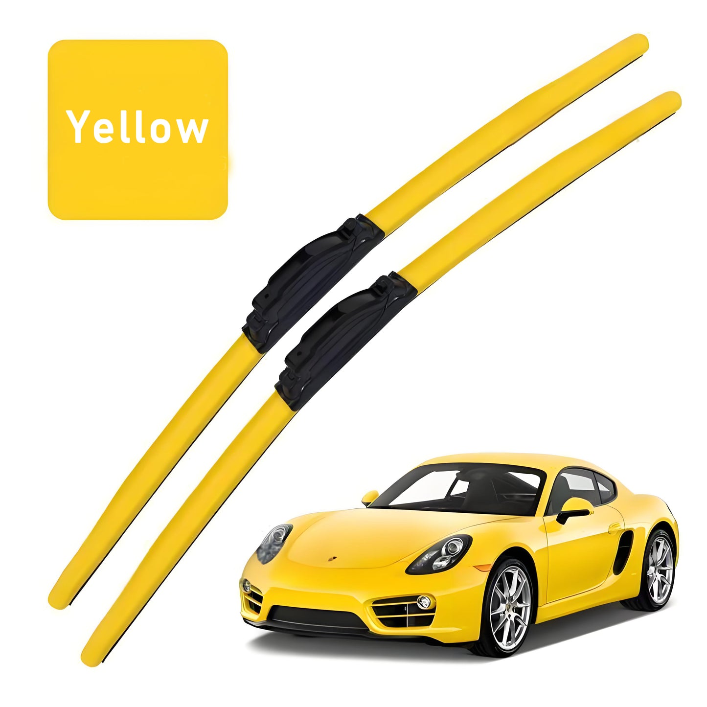 🔥Hot Selling Products of 2025🔥Colourful Silent Windshield Wipers - Easy to install quick-release clip, Durable and Wear-resistant Stylish Design for Clear, Quiet Drives!