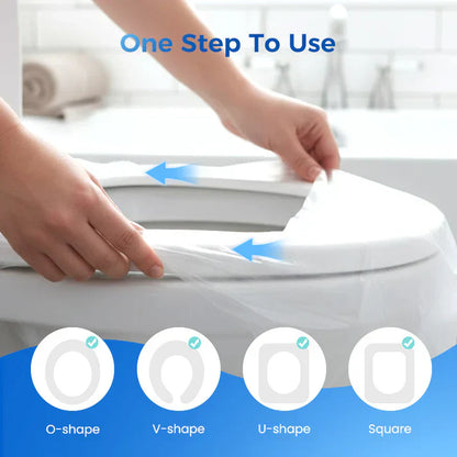 🎁2025 Hot Sale🎁- 50% OFF💥 Disposable Plastic Toilet Seat Cover - No Worry Of Public Toilet Anymore👋