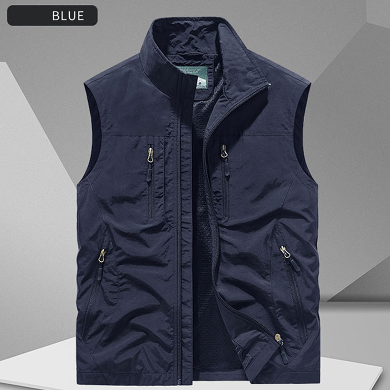 ⏰Limited Time Sale 50% OFF🔥🧥Men's Oversized Sleeveless Vest Jacket With Pockets