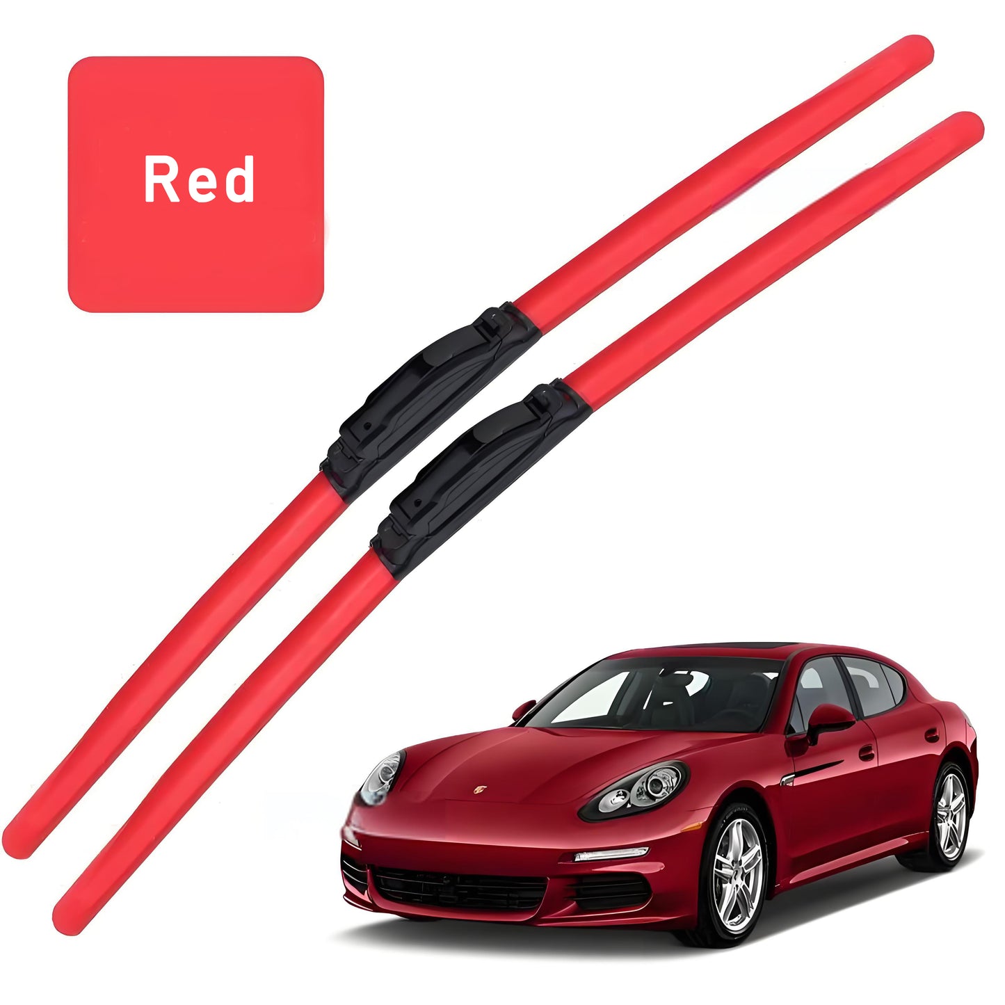 🔥Hot Selling Products of 2025🔥Colourful Silent Windshield Wipers - Easy to install quick-release clip, Durable and Wear-resistant Stylish Design for Clear, Quiet Drives!