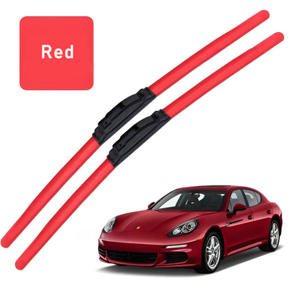 🔥Hot Selling Products of 2025🔥Colourful Silent Windshield Wipers - Easy to install quick-release clip, Durable and Wear-resistant Stylish Design for Clear, Quiet Drives!