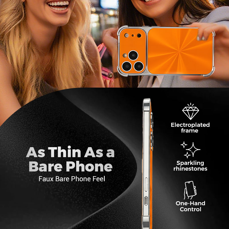 Quad-corner Drop-proof CD-texture Case for iPhone.