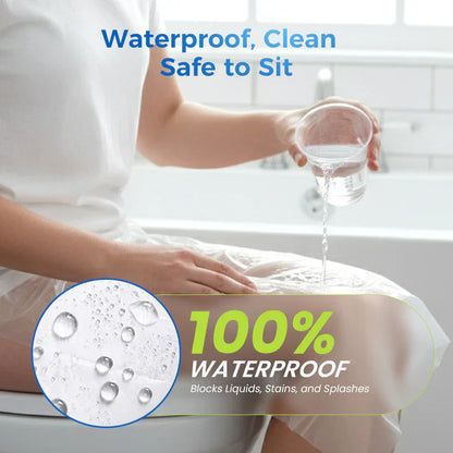 🎁2025 Hot Sale🎁- 50% OFF💥 Disposable Plastic Toilet Seat Cover - No Worry Of Public Toilet Anymore👋