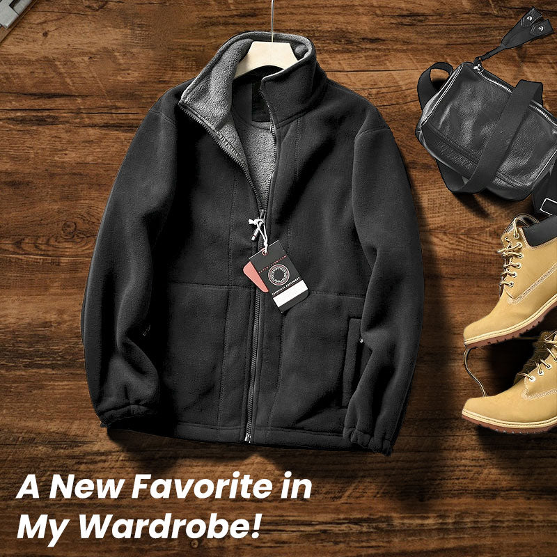 🔥Hot Sale 50% OFF🔥Free Shipping - Unisex Double Face Fleece Jacket