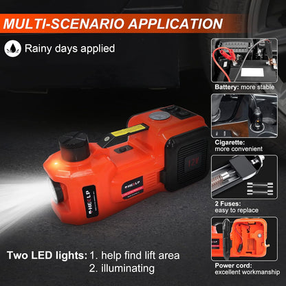 🚗Essential tools for car repair🛠️ - 12V Electric hydraulic jack for cars