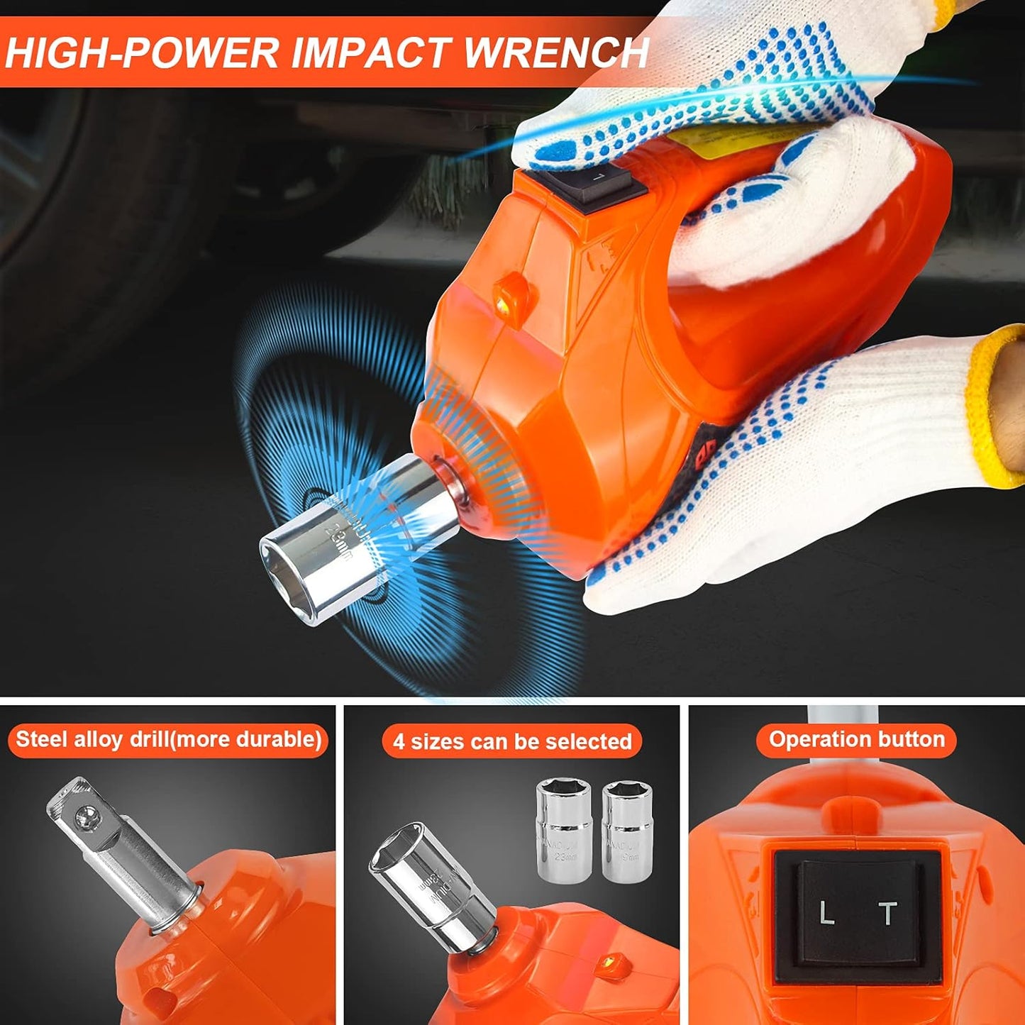 🚗Essential tools for car repair🛠️ - 12V Electric hydraulic jack for cars