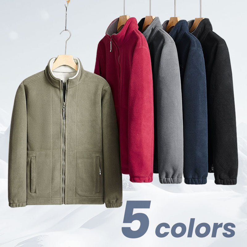 🔥Hot Sale 50% OFF🔥Free Shipping - Unisex Double Face Fleece Jacket