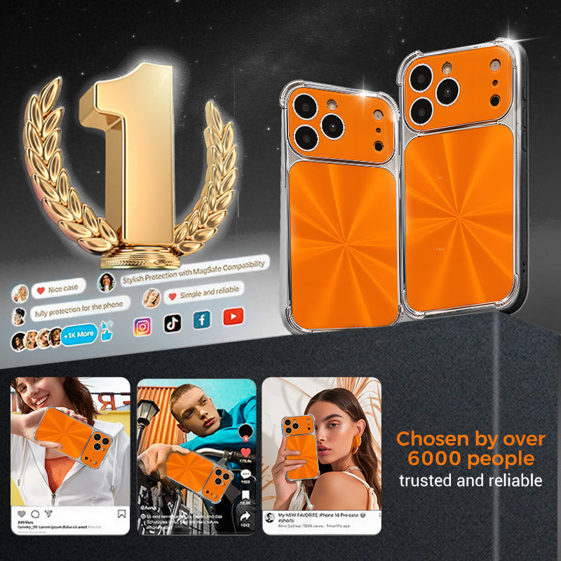 Quad-corner Drop-proof CD-texture Case for iPhone.