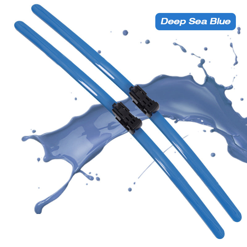 🔥Hot Selling Products of 2025🔥Colourful Silent Windshield Wipers - Easy to install quick-release clip, Durable and Wear-resistant Stylish Design for Clear, Quiet Drives!