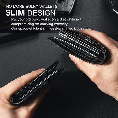 🔥Mens Slim Wallet RFID Blocking🔥