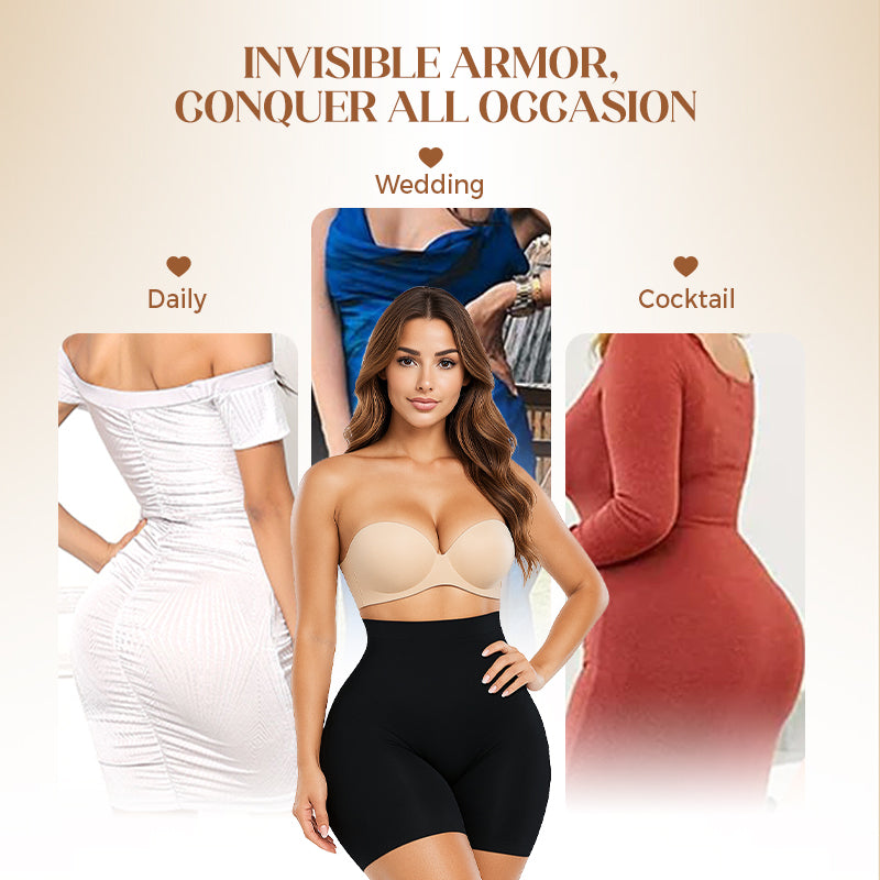 Women's High-Waisted Ice Silk Tummy Control and Butt Lift Underwear