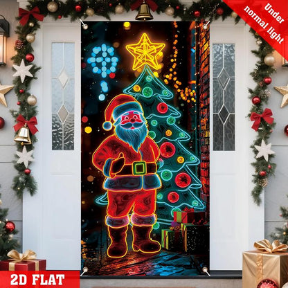 ⏰Christmas Limited Sale 49% OFF!!🎄Christmas Door Cover For Instant Holiday Decor