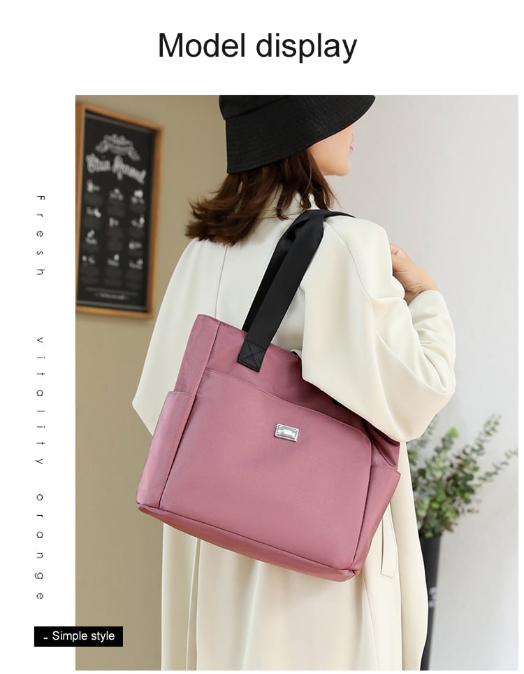 ⏰Hot Sale-50% OFF🔥2023 Large Capacity Waterproof Multi Pocket Nylon Shoulder Bag👜