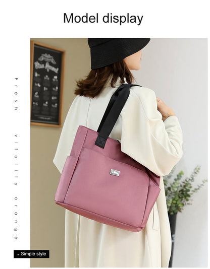 ⏰Hot Sale-50% OFF🔥2023 Large Capacity Waterproof Multi Pocket Nylon Shoulder Bag👜