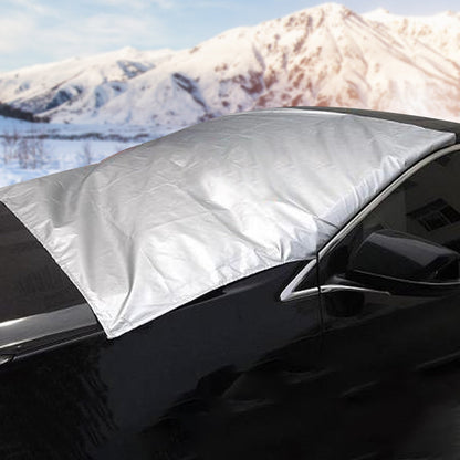 4-Layer Magnetic Windshield Car Cover - Thermal Insulation & Frost Protection with Easy Installation ❄️🔗