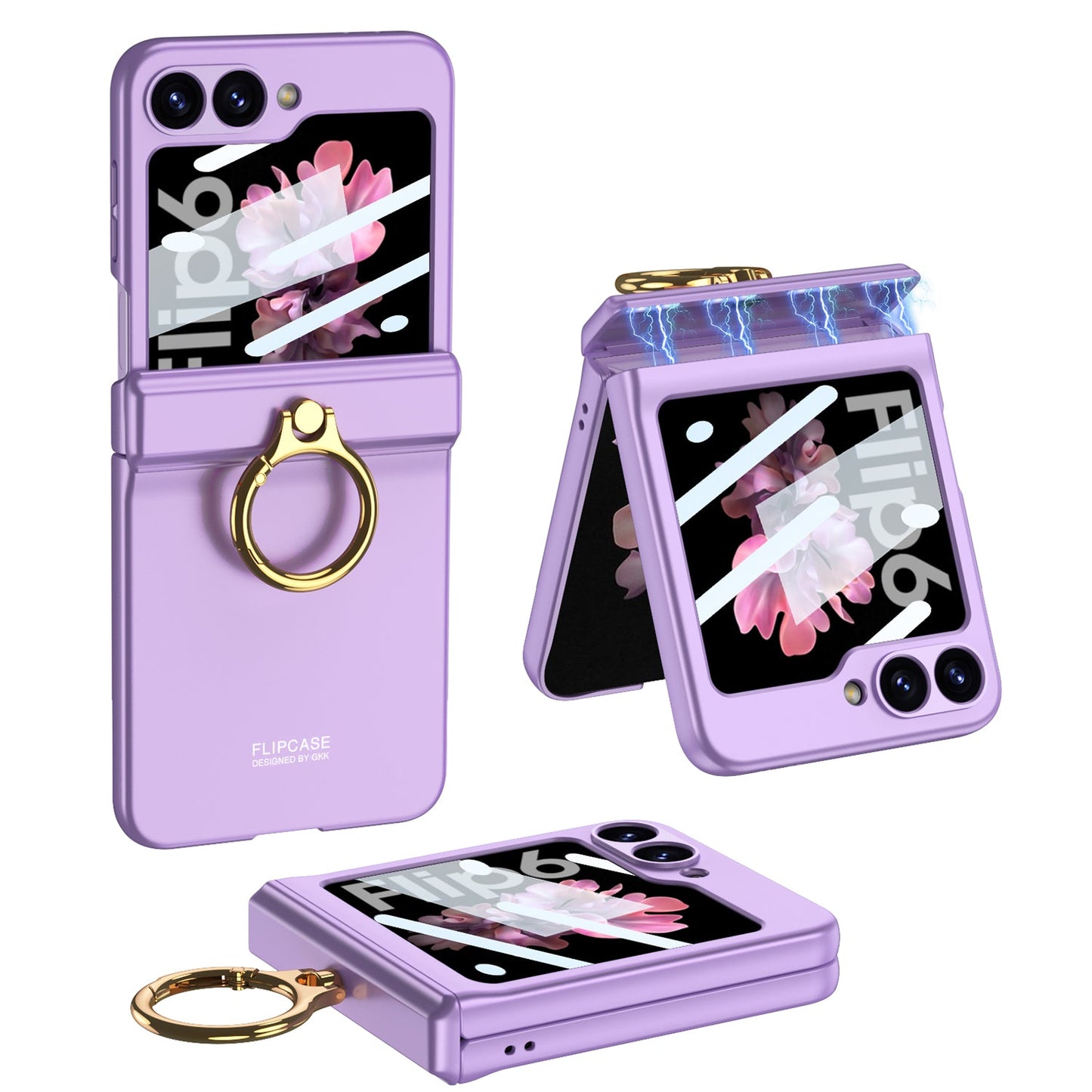 Magnetic All-included Shockproof Phone Cover For Galaxy Z Flip 7/6/5/4/3