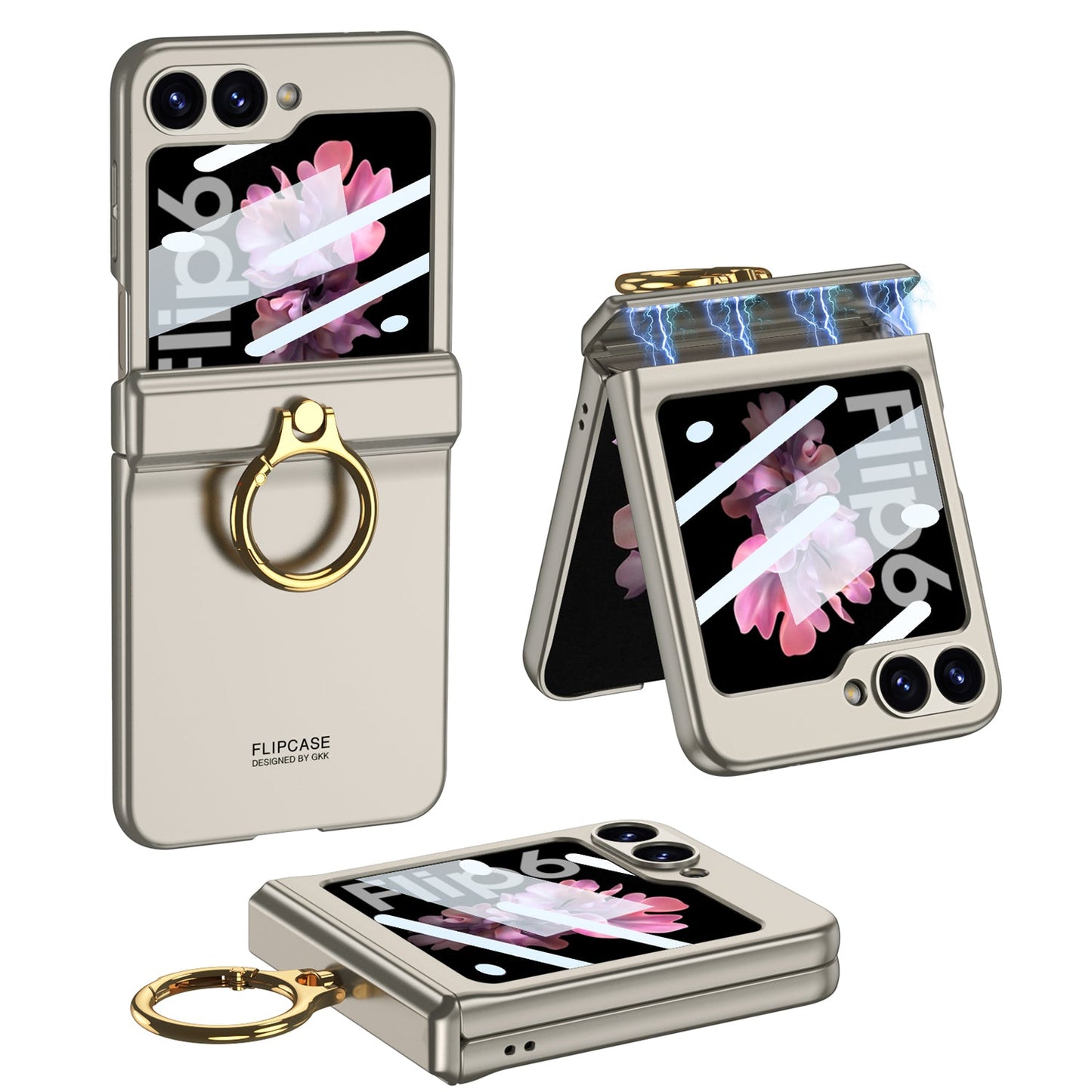 Magnetic All-included Shockproof Phone Cover For Galaxy Z Flip 7/6/5/4/3