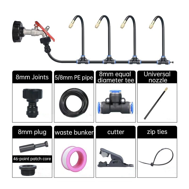 360° Curved Garden Automatic Irrigation System