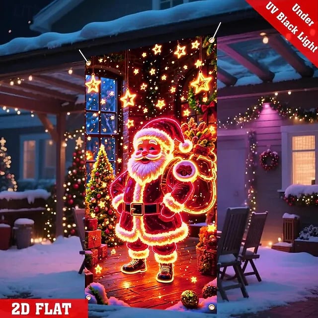 ⏰Christmas Limited Sale 49% OFF!!🎄Christmas Door Cover For Instant Holiday Decor