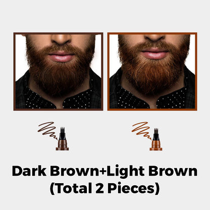 4-Prong Microblading Pen – Natural Hair-Like Brow, Beard & Hairline Filler