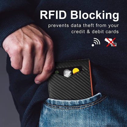 🔥Mens Slim Wallet RFID Blocking🔥