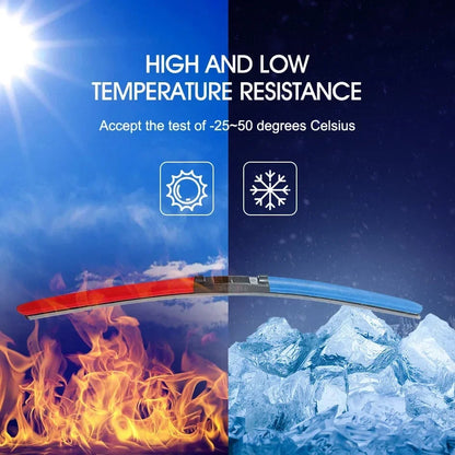 🔥Hot Selling Products of 2025🔥Colourful Silent Windshield Wipers - Easy to install quick-release clip, Durable and Wear-resistant Stylish Design for Clear, Quiet Drives!