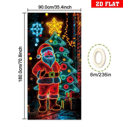 ⏰Christmas Limited Sale 49% OFF!!🎄Christmas Door Cover For Instant Holiday Decor