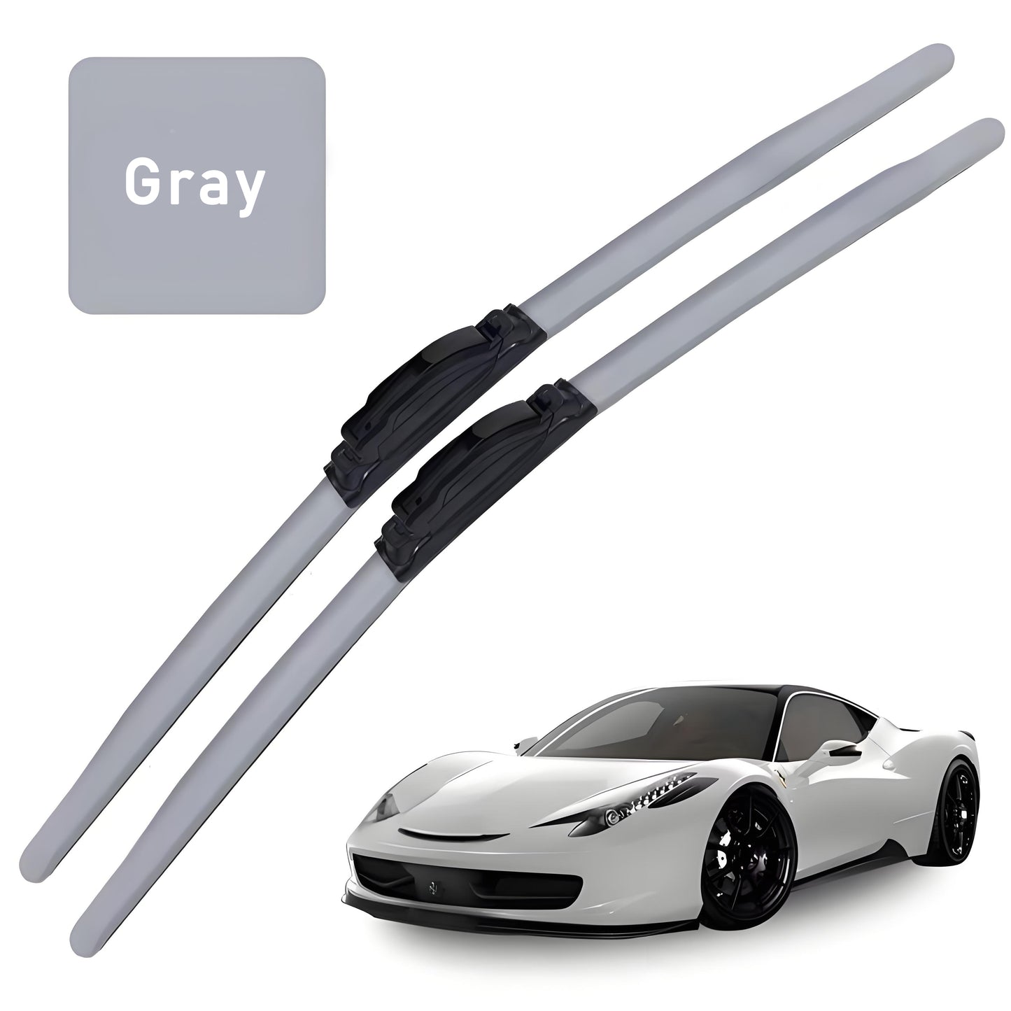 🔥Hot Selling Products of 2025🔥Colourful Silent Windshield Wipers - Easy to install quick-release clip, Durable and Wear-resistant Stylish Design for Clear, Quiet Drives!
