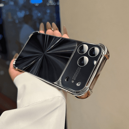 Quad-corner Drop-proof CD-texture Case for iPhone.