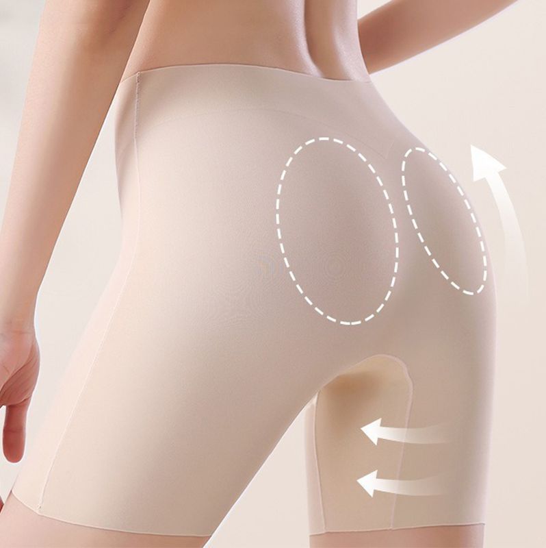 🔥New Hot Selling❤️‍🔥 Women High-waist Ice Silk Underwear with Tummy-control Hip-lifting