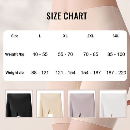 🔥New Hot Selling❤️‍🔥 Women High-waist Ice Silk Underwear with Tummy-control Hip-lifting