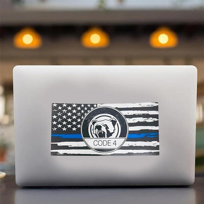 💥Buy 1 Get 1 Free💥5PCS Thin Blue Line Sticker-Code 4