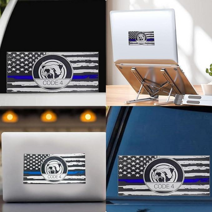 💥Buy 1 Get 1 Free💥5PCS Thin Blue Line Sticker-Code 4