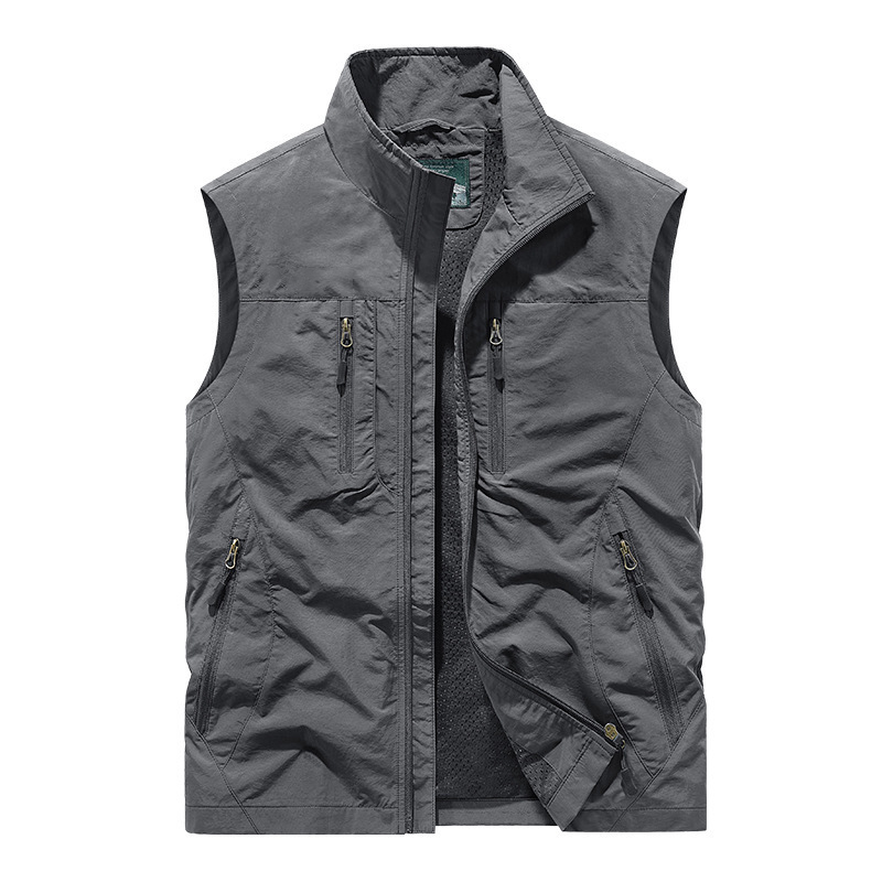 ⏰Limited Time Sale 50% OFF🔥🧥Men's Oversized Sleeveless Vest Jacket With Pockets
