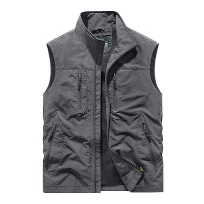 ⏰Limited Time Sale 50% OFF🔥🧥Men's Oversized Sleeveless Vest Jacket With Pockets