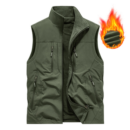⏰Limited Time Sale 50% OFF🔥🧥Men's Oversized Sleeveless Vest Jacket With Pockets