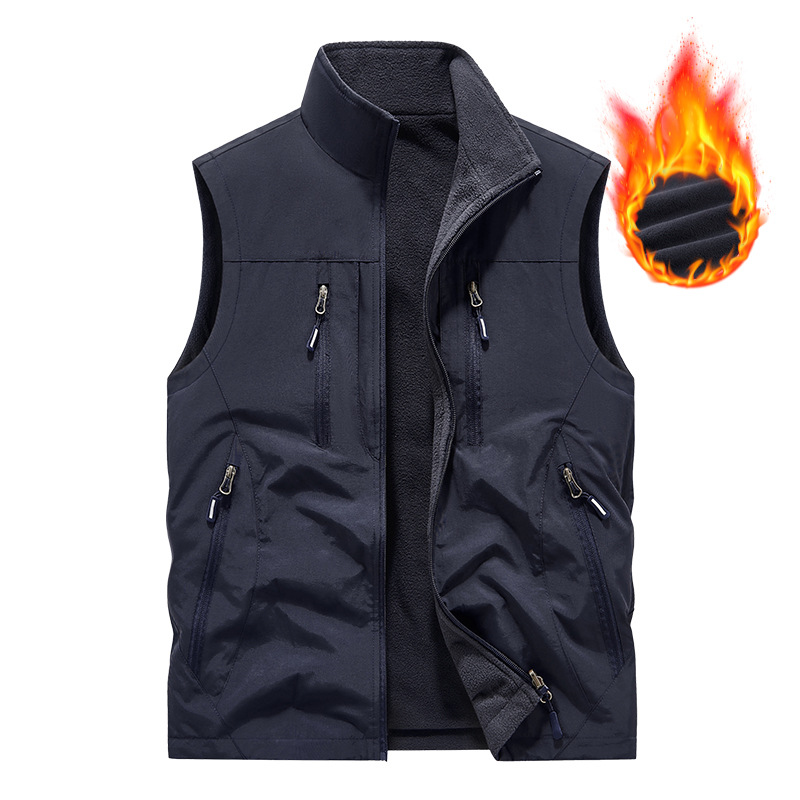 ⏰Limited Time Sale 50% OFF🔥🧥Men's Oversized Sleeveless Vest Jacket With Pockets