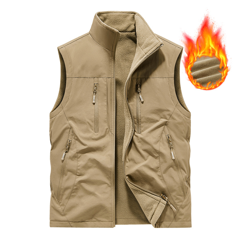 ⏰Limited Time Sale 50% OFF🔥🧥Men's Oversized Sleeveless Vest Jacket With Pockets